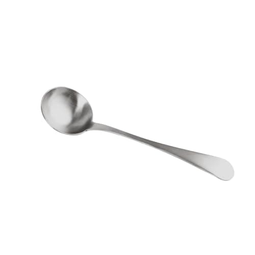 Professional Barista Stainless Steel Coffee Cupping Spoon with Cloth Bag,Matt Blue