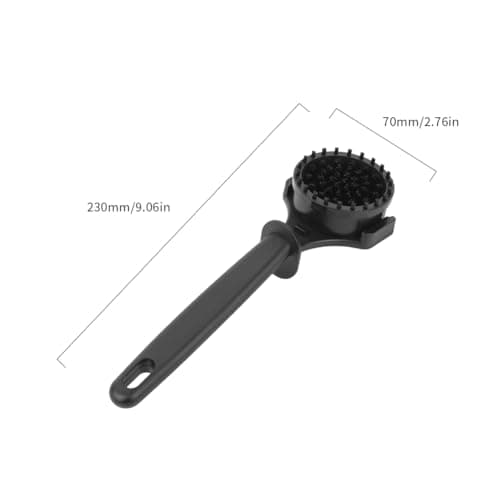 51mm Detachable Nylon Bristle Espresso Machine Cleaning Brush