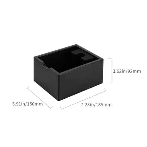 watchget Dual Function Espresso Knock Box, Black
