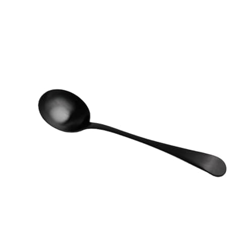 Professional Barista Stainless Steel Coffee Cupping Spoon with Cloth Bag,Matt Blue