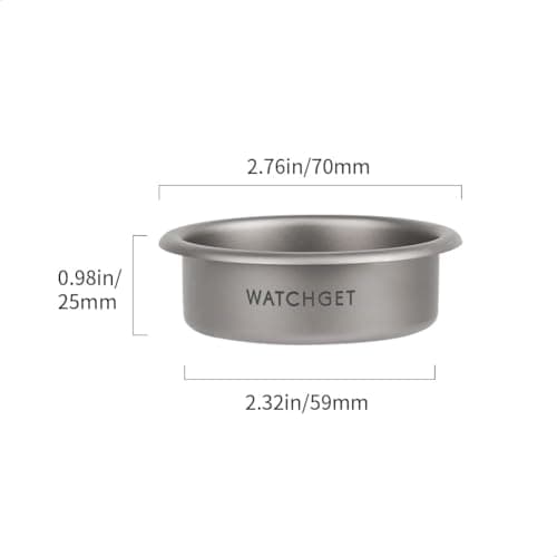 58mm Espresso Filter Basket, Titanium, High-Speed Precision Extraction Fit Most Protaltri Portafilter