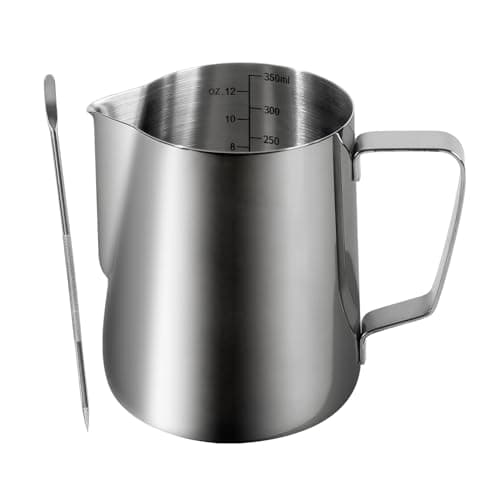 Stainless Steel 12oz Milk Frothing Pitcher for Latte Art Cappuccino