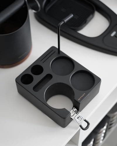 Normcore Genuine American Black Ashwood Espresso Tamping Station