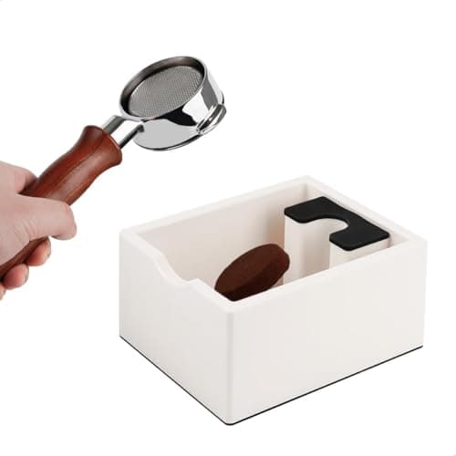 watchget Dual Function Espresso Knock Box, Black