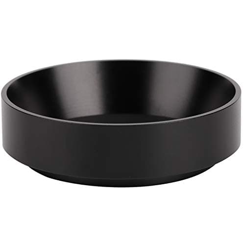 Black Aluminum Espresso Dosing Funnel with Magnetic Rings 51MM