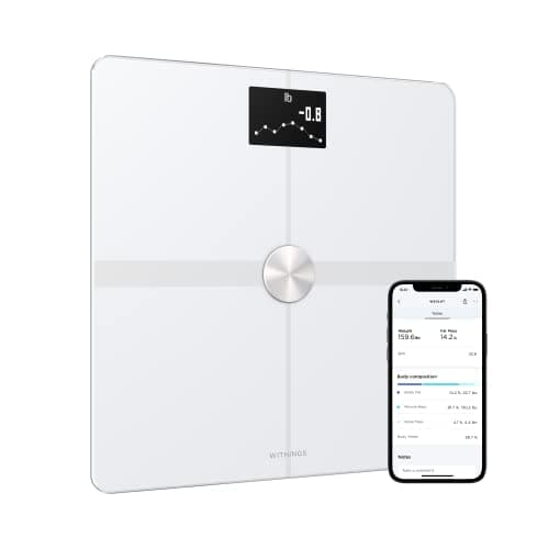 Withings Body+ Digital Wi-Fi Smart Scale with Pregnancy Tracker & Baby Mode