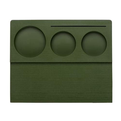 Normcore Espresso Tamping Station V3, Dark Green, Non-Slip Silicone Mat