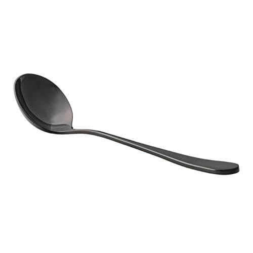 Watchget Professional 5.9 Inch Round Stainless Steel Coffee Cupping Spoon - Black