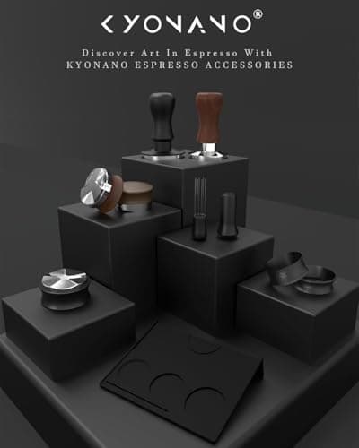 KYONANO Non-Slip Food-Safe Tamping Mat for Espresso Machine Accessories