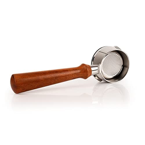Gaggia Compatible 58mm Bottomless Portafilter with 18g Basket Rosewood