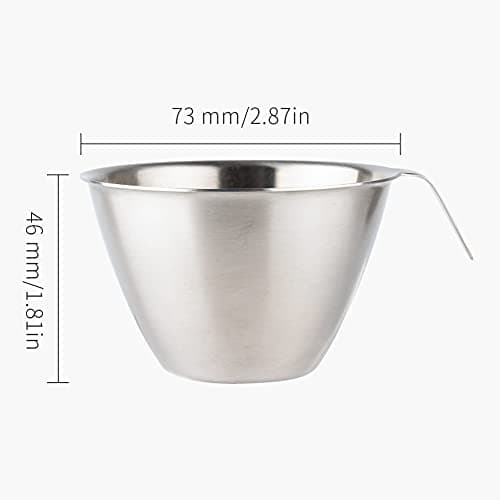 Espresso Shot Cups, Stainless Steel Measuring Shot Cup for Barista, Cafe, Home