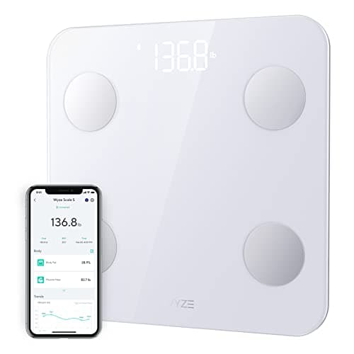 Wyze Scale S - Digital Bathroom Scale for Body Fat & Composition Analysis