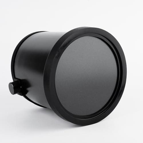 Black Stainless Steel Espresso Knock Box for Coffee Grounds Barista Tools Accessories