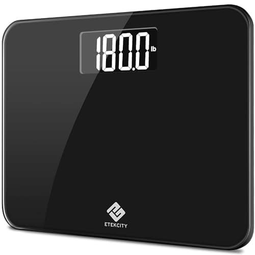 Etekcity Bluetooth Digital Bathroom Scale, Large Blue LCD, High Precision, Upgraded BMIC.weight