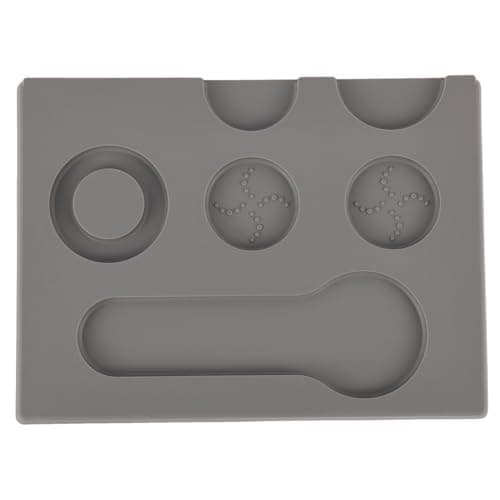 Professional Food Grade Silicone Espresso Tamping Mat Anti-Slip for Baristas Home Kitchen Bar 11.81 x 8.54 Inch