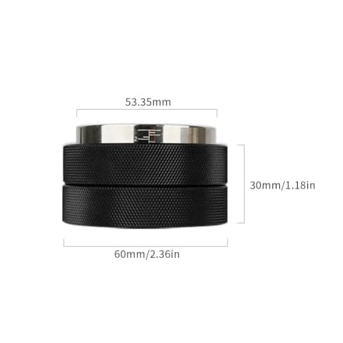 53.35mm Coffee Tamper for 54mm Portafilter, Adjustable Depth Espresso Hand Tool