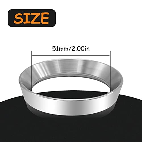 Delonghi 51mm Stainless Steel Espresso Dosing Funnel