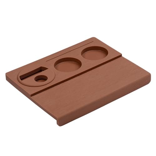 Normcore Espresso Tamping Station V3, Dark Green, Non-Slip Silicone Mat