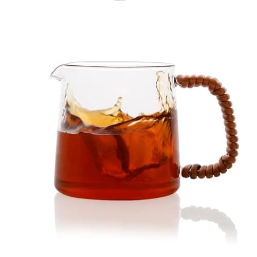 Heat Resistant Borosilicate Glass Carafe, 500ml Pour Over Coffee Server