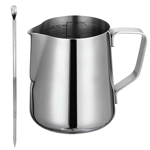 Stainless Steel 32 OZ Milk Frothing Pitcher for Espresso Machines