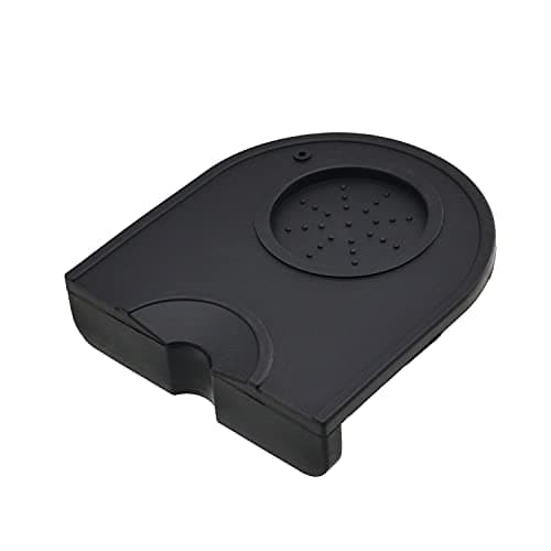 DGQ Silicone Black Anti-Slip Espresso Tamping Mat Holder Pad