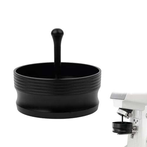 58mm Coffee Dosing Ring, Aluminium Alloy Black Coffee Powder Picker