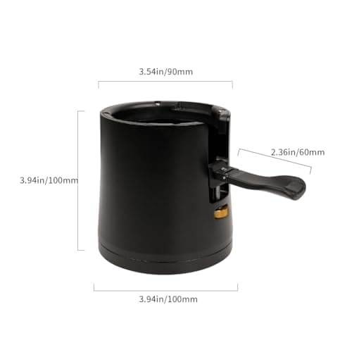 Watchget 54mm/58mm Espresso Machine Portafilter Holder Stand Black