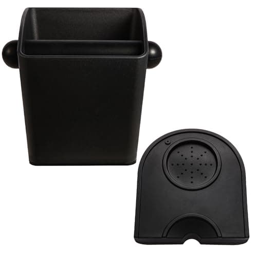 Espresso Machine Knock Box Tamping Mat Set of 2 Anti-Slip Base