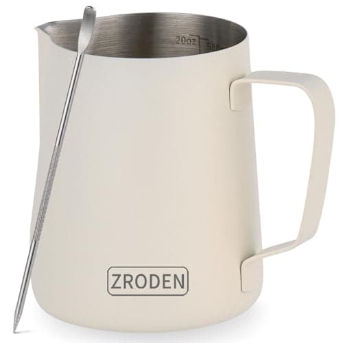 Stainless Steel Milk Frothing Pitcher for Espresso Machines