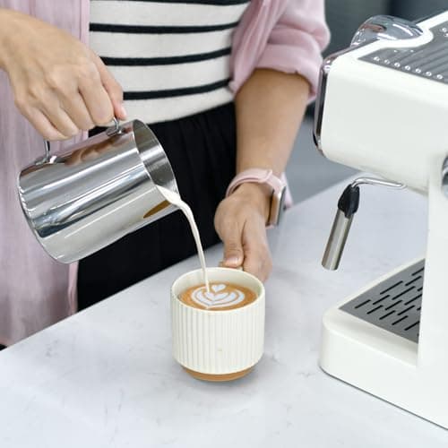 20 oz Stainless Steel Milk Frother Pitcher with Thermometer