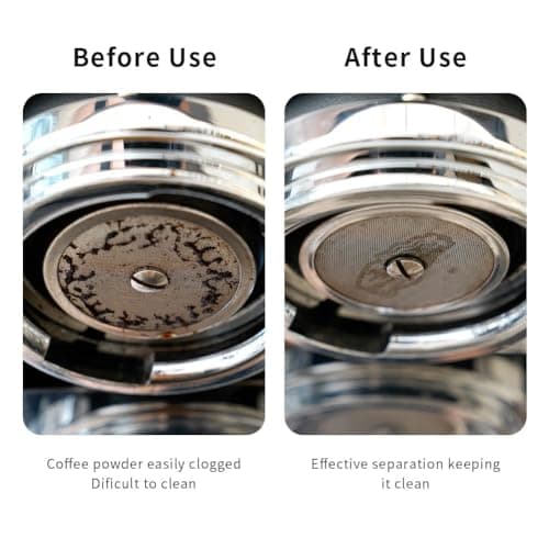 51mm Espresso Puck Screen Stainless Steel Filter Reusable for Portafilter