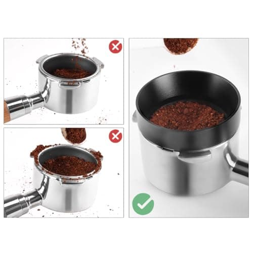 Aluminum Espresso Dosing Funnel for Home & Cafe Brewing