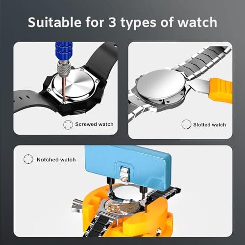 JOREST Watch Repair Kit - Battery, Link & Opener Tools Included