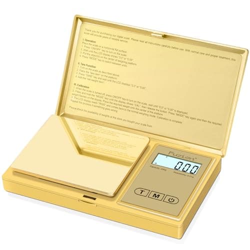 Fuzion Digital Pocket Scale .01 Gram Accuracy, 200g for Food, Jewelry, and More