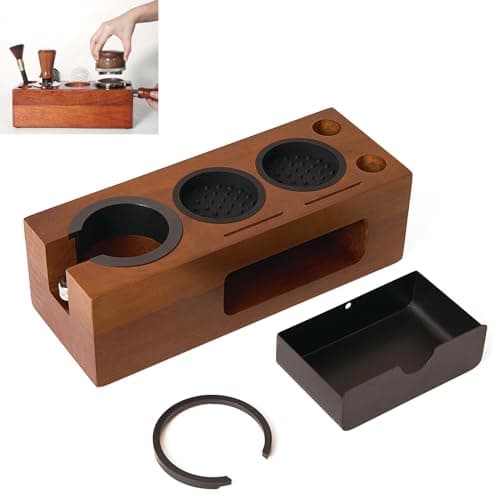 8-in-1 Espresso Coffee Tamping Station with Organizer & Tools