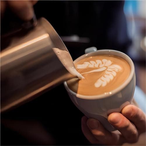 Stainless Steel 12oz Milk Frothing Pitcher for Espresso Machine