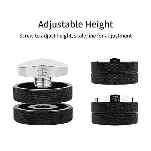 Coffee Distribution Tool, 53.35mm Espresso Leveler for 54mm Portafilter, Adjustable Tampers