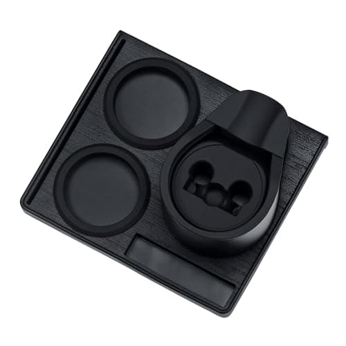Normcore 51mm/54mm Espresso Tamping Station, Barista Corner Mat & Stand, Black