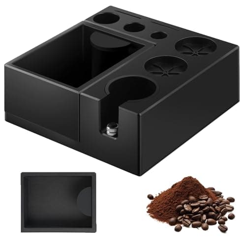 PUSEE Espresso Tamping Station, Multi-functional Espresso Organizer (3 in 1)