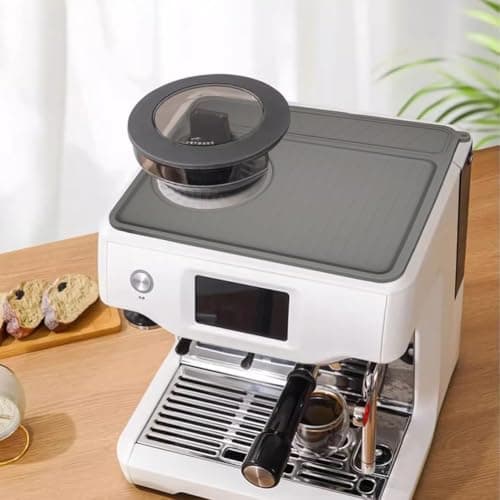 Breville 870/880 Espresso Non-Slip Mat, Silicone Waterproof, Black, 10.83*9.06in