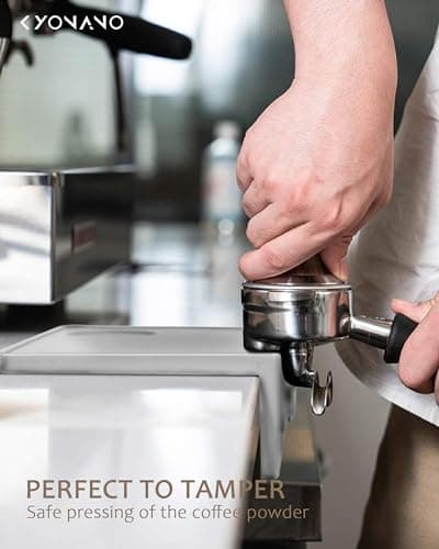 KYONANO Espresso Tamping Mat - Gray Silicone 7.5x6 Inch Non-Slip Tool