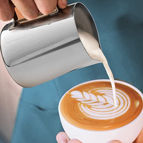 Zulay 32oz Stainless Steel Milk Frother Cup & Latte Art Pitcher