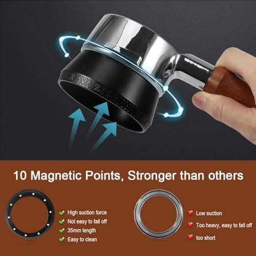 Aluminous Alloy 53mm Espresso Dosing Funnel Compatible with Breville Bottomless Portafilter