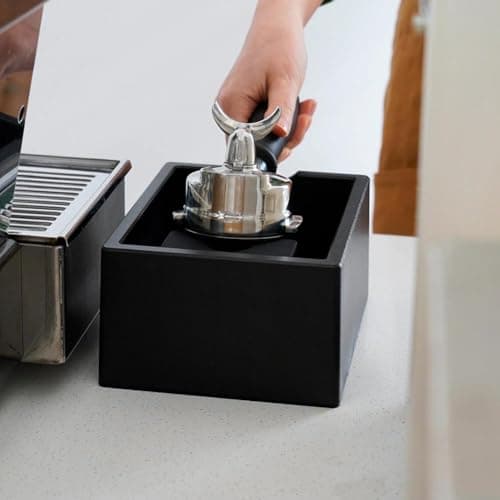 watchget Dual Function Espresso Knock Box, Black