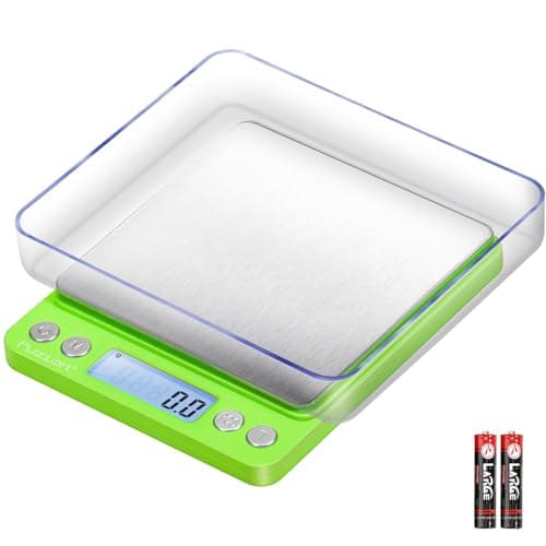 Fuzion Digital Kitchen Scale 3000g LCDgrams/oz 6 Modes Tare Battery Included