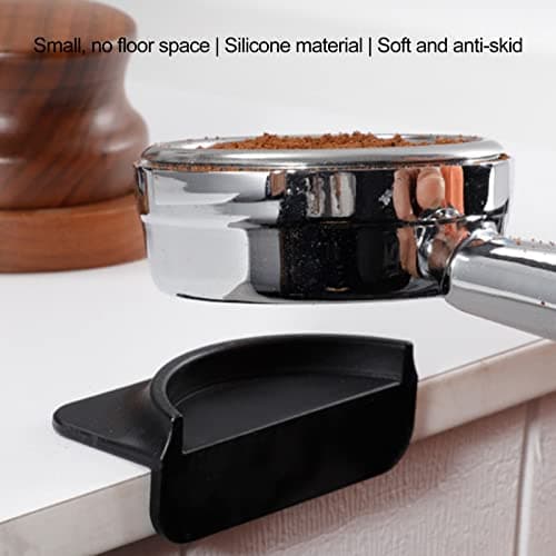 51mm/53mm/58mm Silicone Non-Slip Espresso Tamper Mat Black