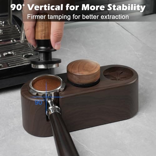 PUSEE Espresso Tamping Station, Multi-functional Espresso Organizer (3 in 1)