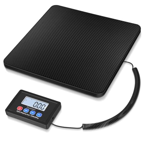 Fuzion Digital Shipping Scale - 440lbs, 10g Accuracy, Hold/Tare, LCD Display