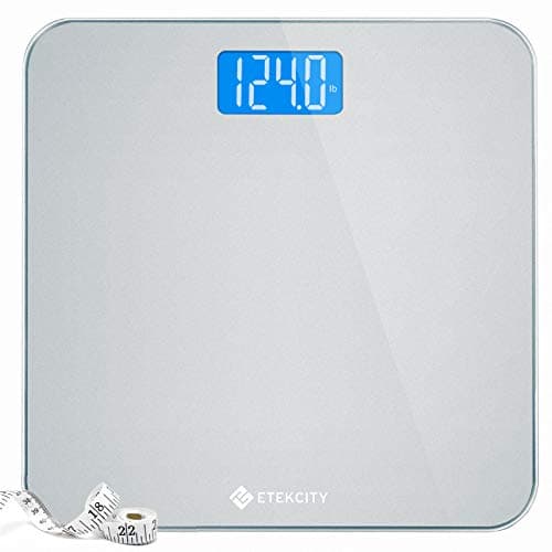 Etekcity Bluetooth Digital Bathroom Scale, Large Blue LCD, High Precision, Upgraded BMIC.weight