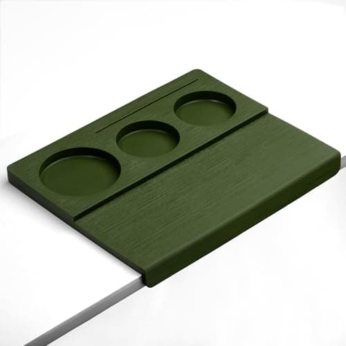 Normcore Espresso Tamping Station V3, Dark Green, Non-Slip Silicone Mat